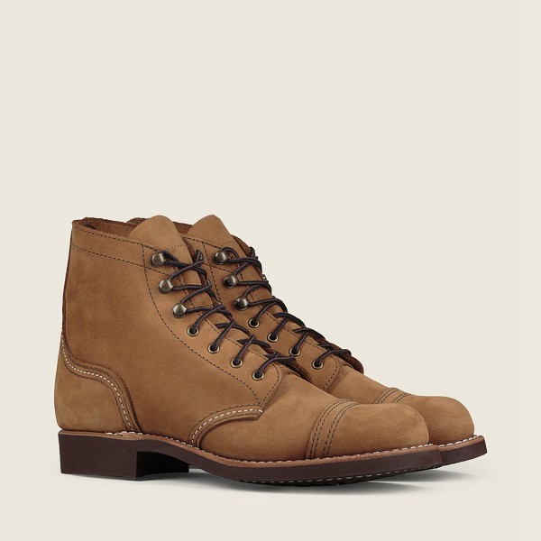 Botas Red Wing Heritage Mujer Kaki - Iron Ranger - Short Chinook Cuero - 518-CWKITN